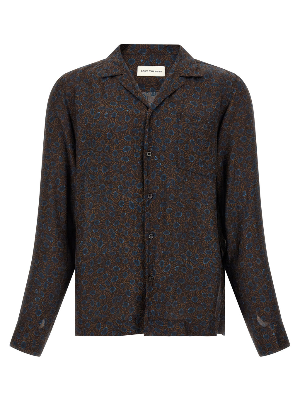 Dries Van Noten Carlty Shirt Brown