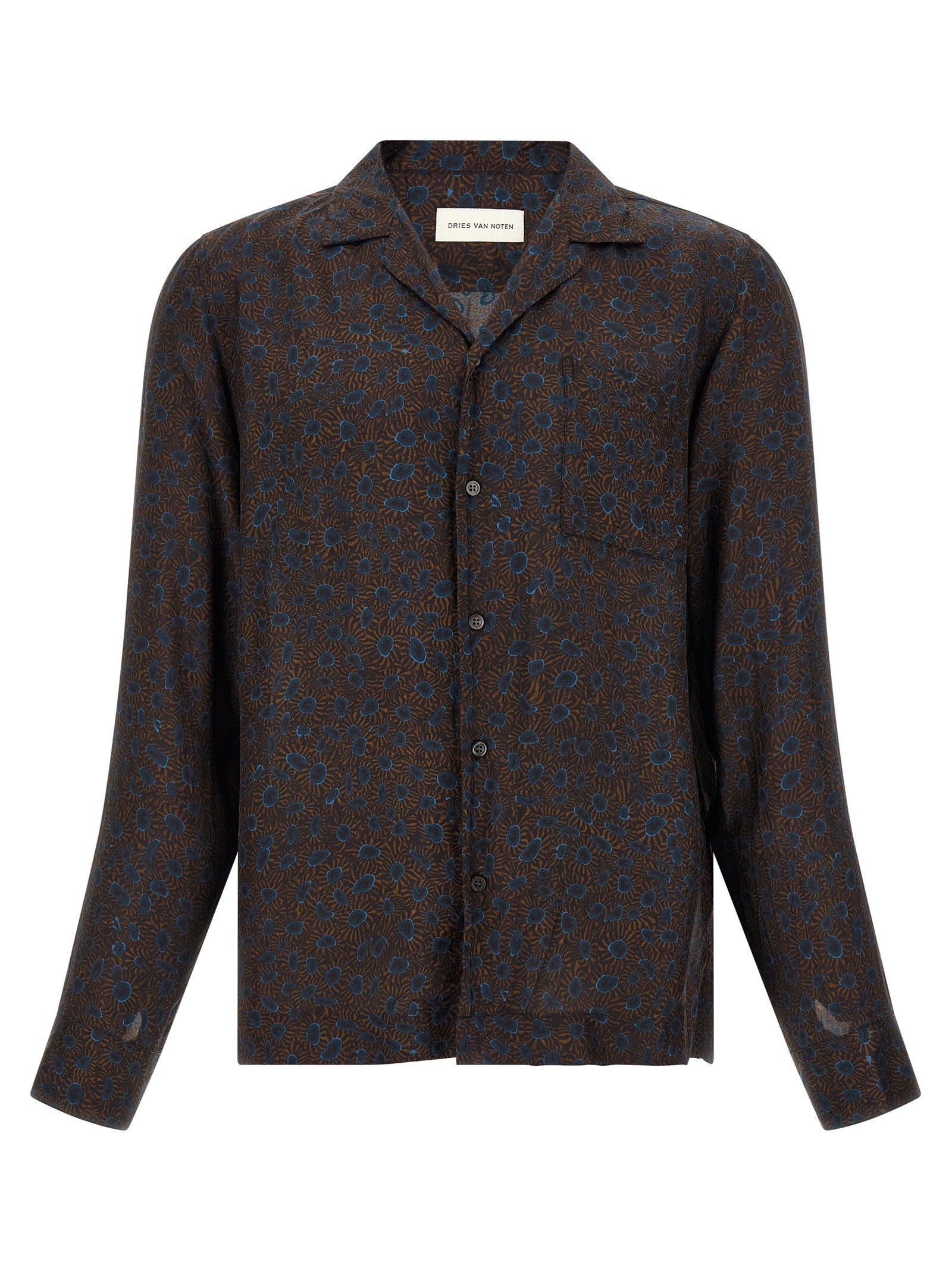 Dries Van Noten Carlty Shirt Brown