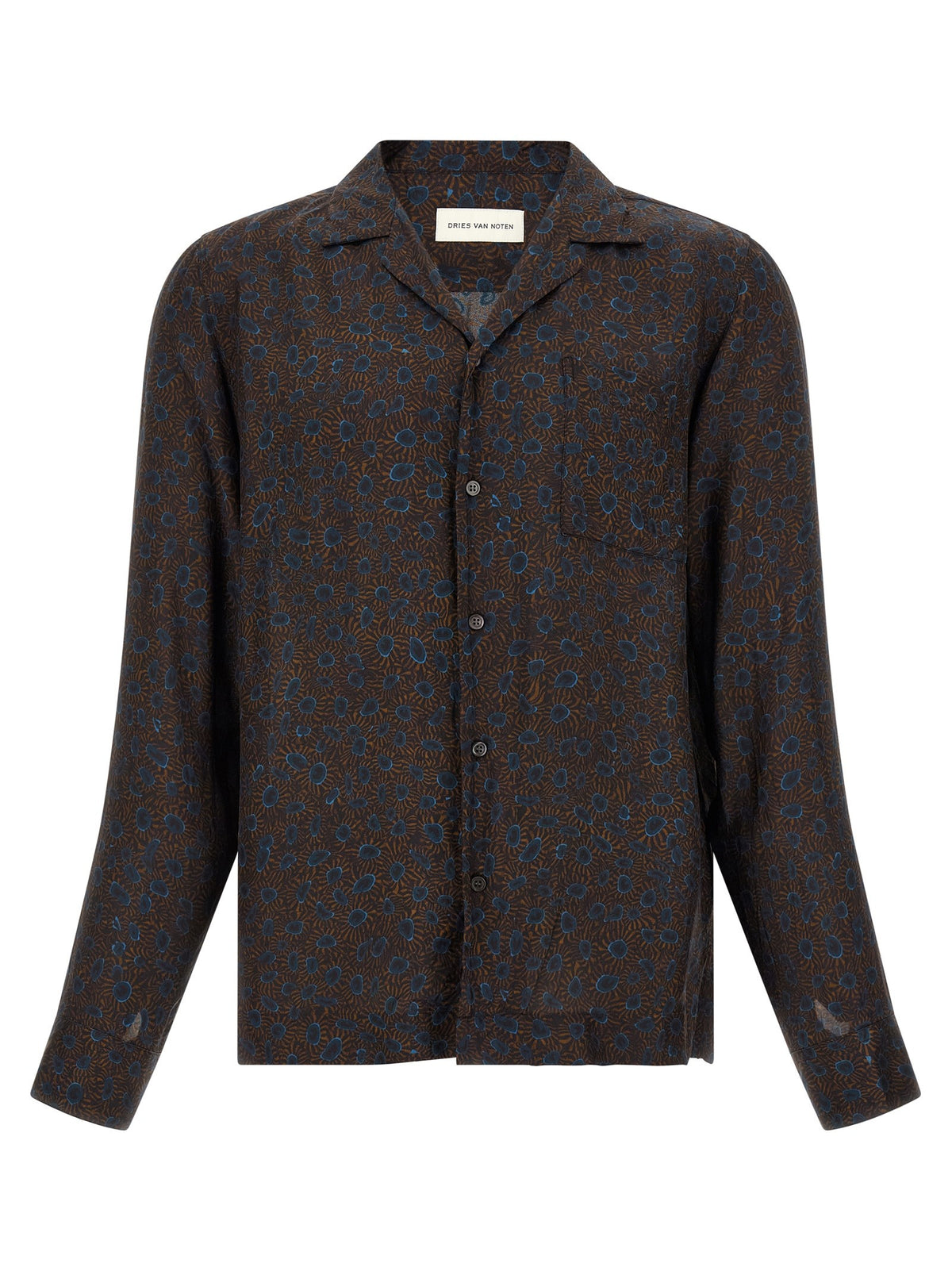 Dries Van Noten Carlty Shirt Brown