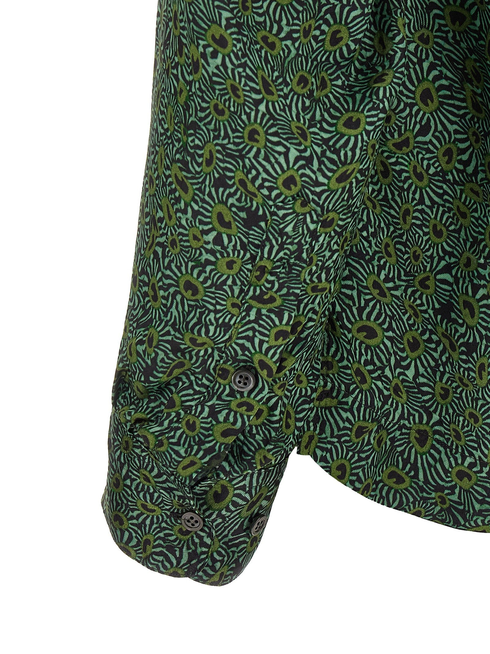 Dries Van Noten Carlty Shirt Green