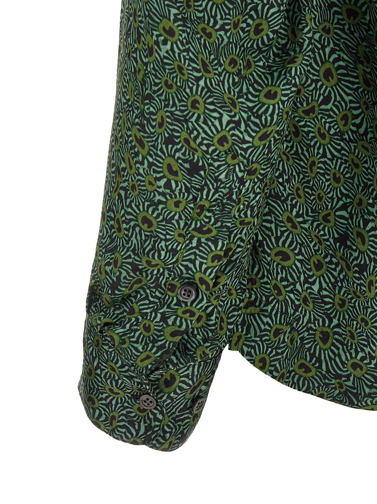 Dries Van Noten Carlty Shirt Green, view 4