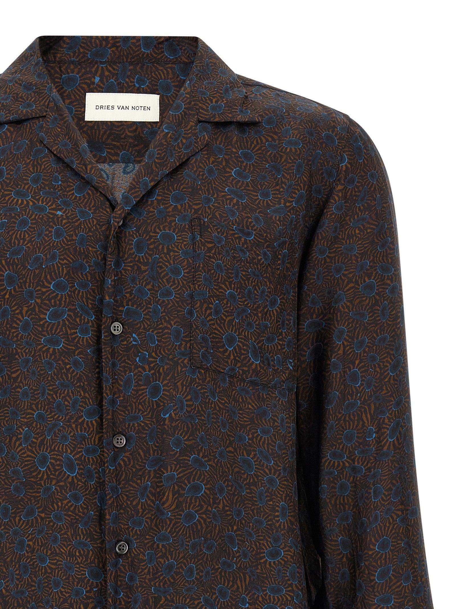 Dries Van Noten Carlty Shirt Brown