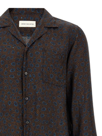 Dries Van Noten Carlty Shirt Brown