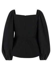 CAROLINA HERRERA - CAROLINA HERRERA - ’Puff’ sleeve top - Women’s Tops