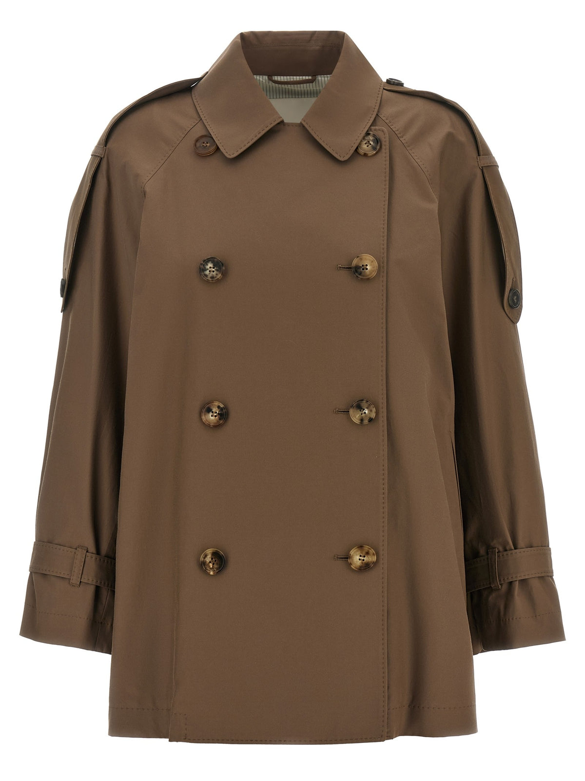 Max Mara The Cube Caroline Trench Coat Brown