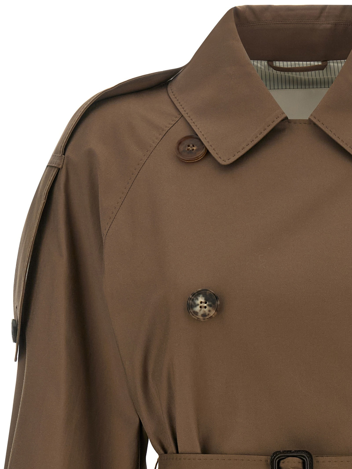 Max Mara The Cube Caroline Trench Coat Brown