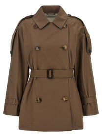Max Mara The Cube Caroline Trench Coat Brown