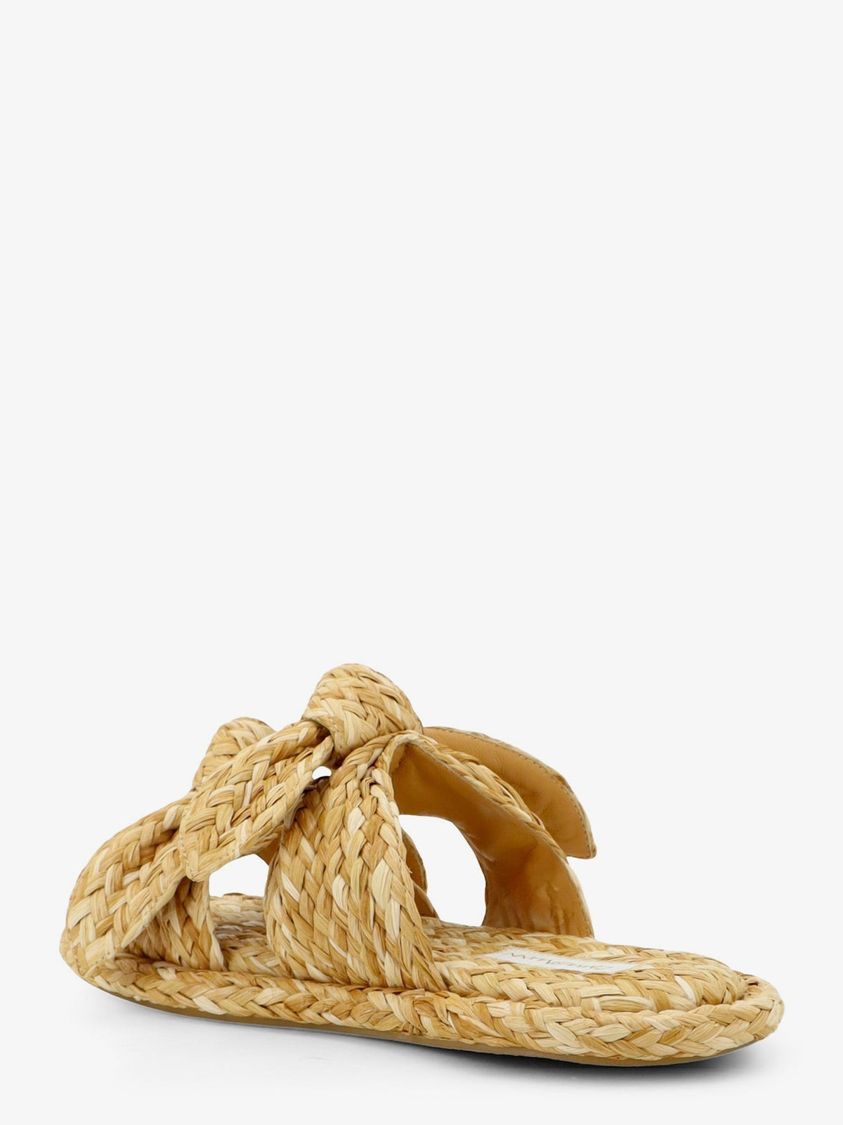 Zimmermann Women's Carousel Raffia Sandals White, view 3