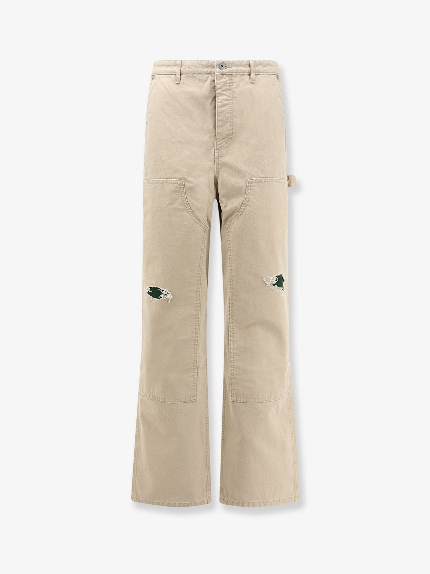 Dior Men's Carpenter Cotton Trousers Beige