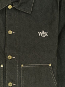 Walk In Paris Men's Carpenters Green Denim Jacket Green