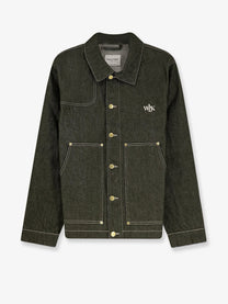 Walk In Paris Men's Carpenters Green Denim Jacket Green