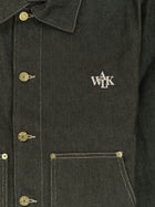 Walk In Paris Men's Carpenters Green Denim Jacket Green, view 3