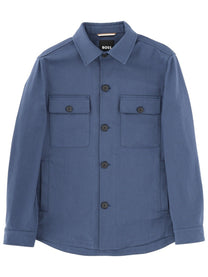 Boss Men's Carper Overshirt Blue