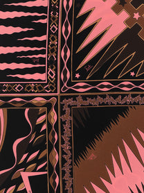 Emilio Pucci Carré Mix of Prints Gold