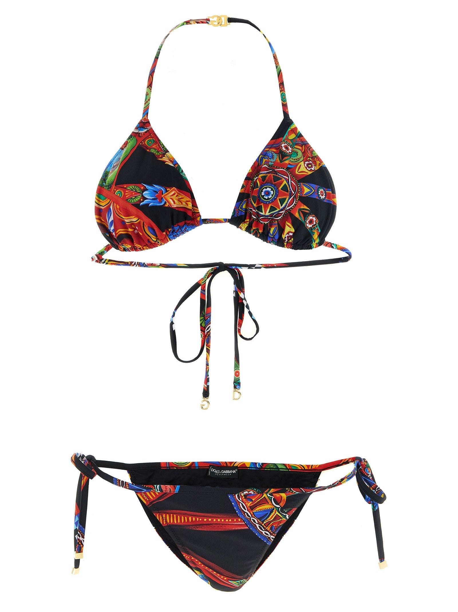 Dolce &amp; Gabbana Carretto Bikini Gold