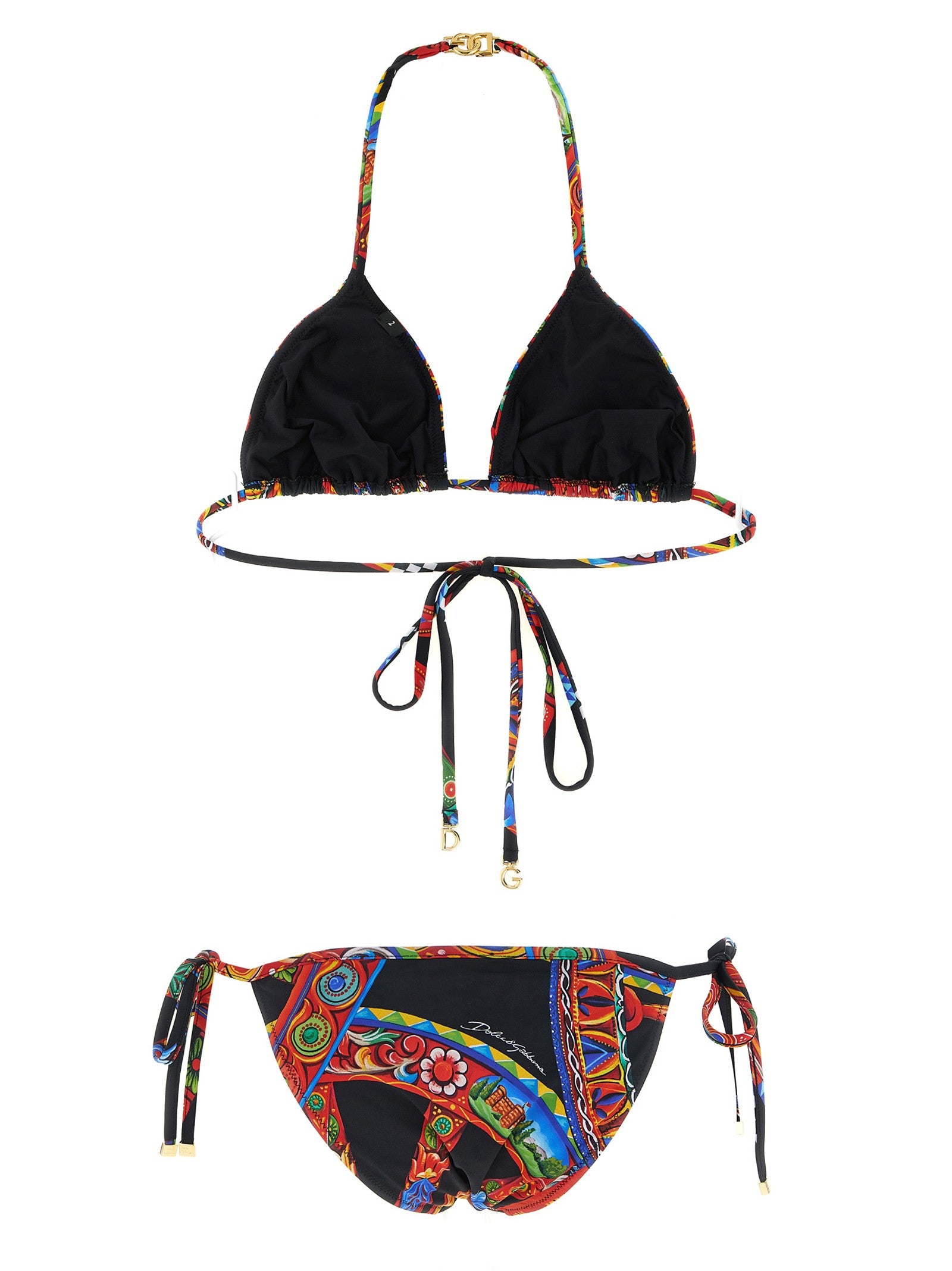 Dolce &amp; Gabbana Carretto Bikini Gold