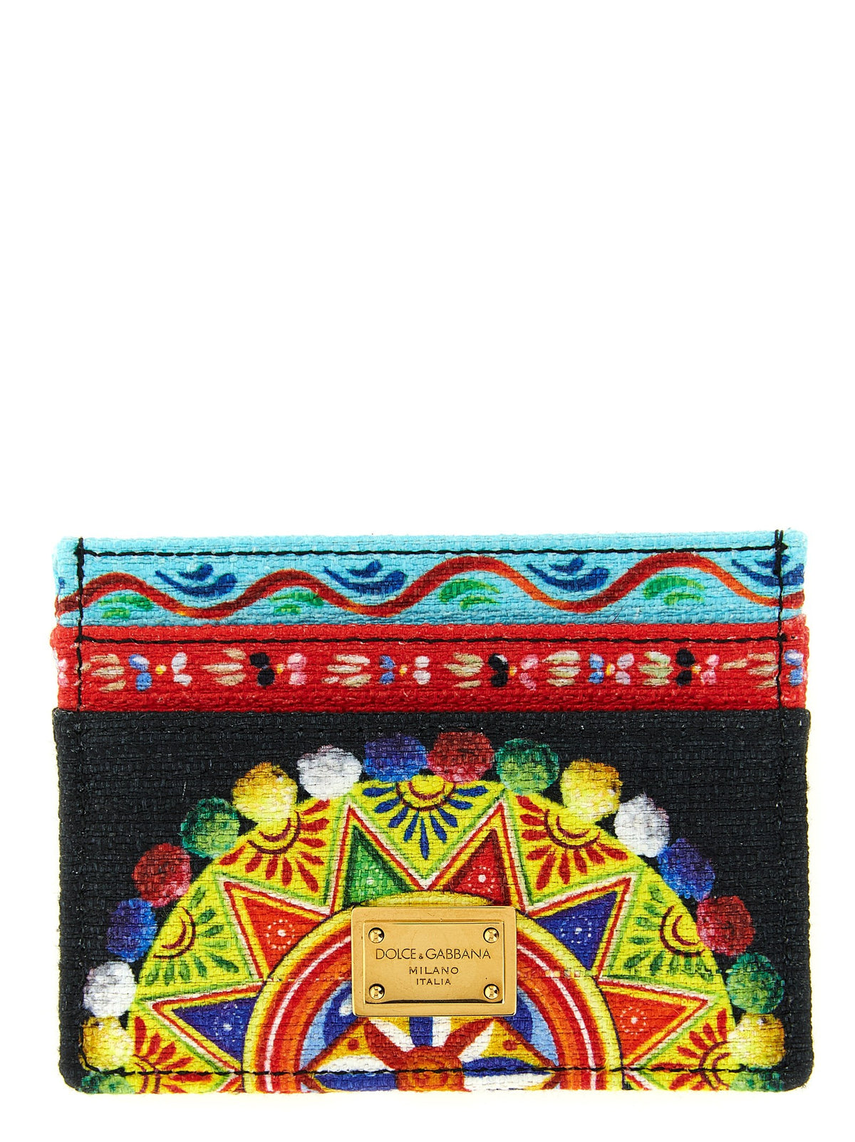 Dolce &amp; Gabbana Carretto Card Holder Gold