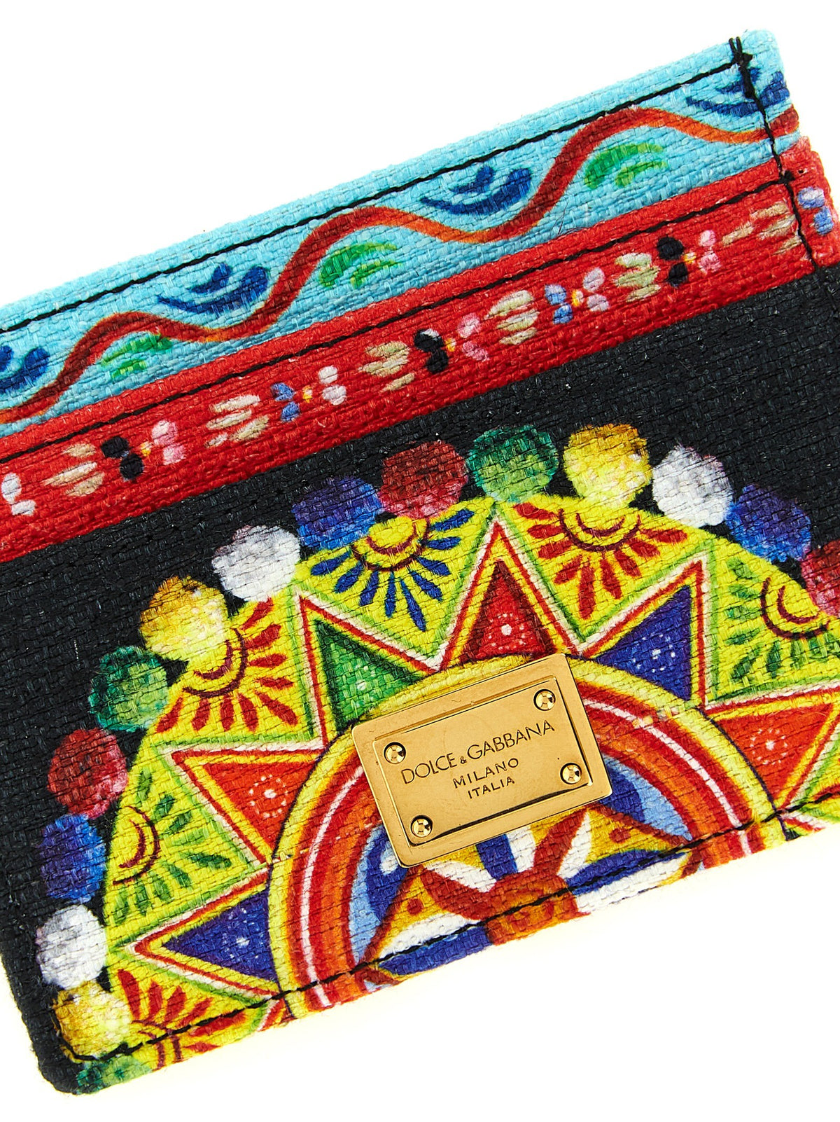 Dolce &amp; Gabbana Carretto Card Holder Gold