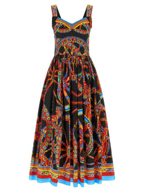 Dolce &amp; Gabbana Carretto Dress Gold