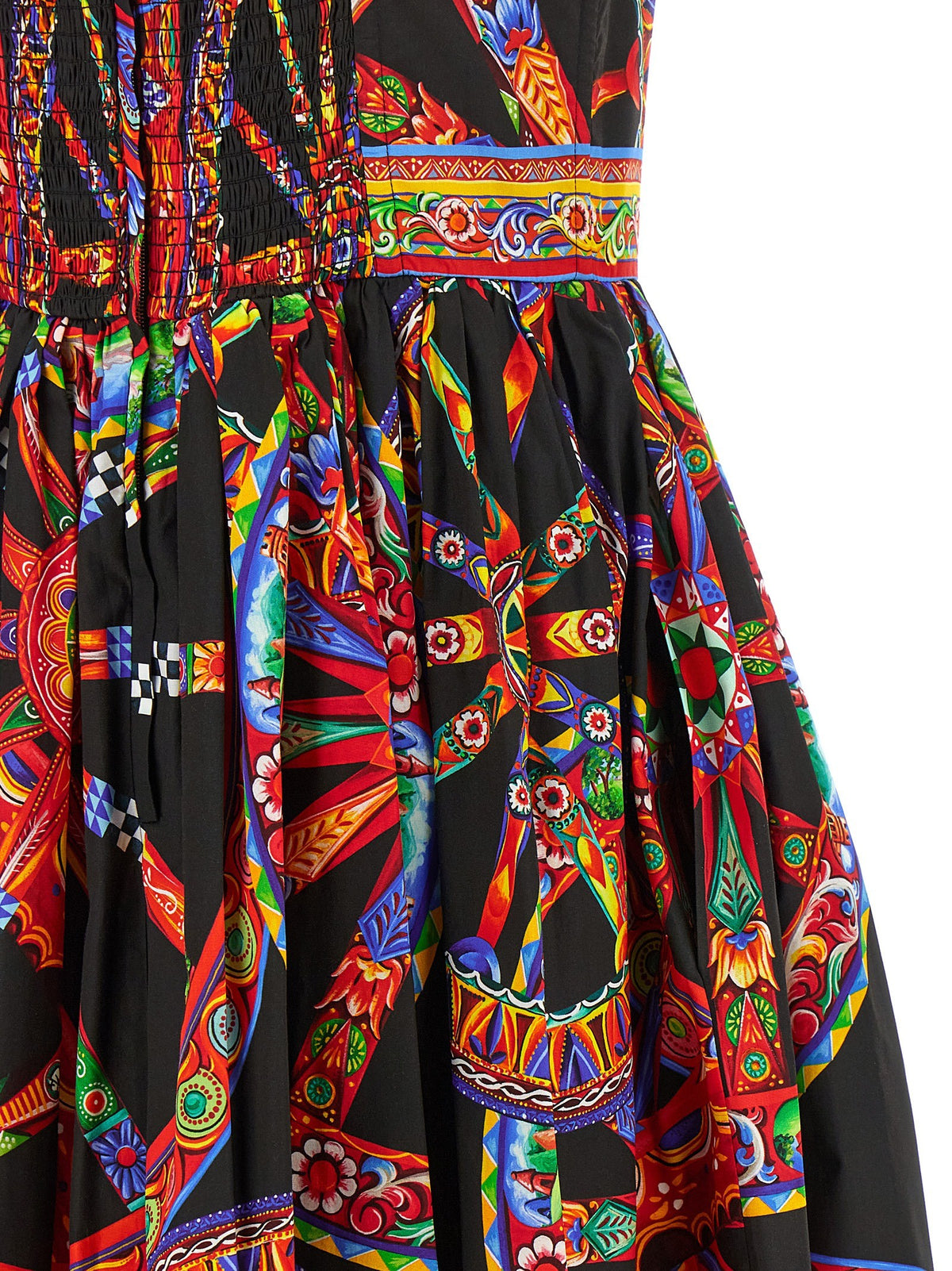 Dolce &amp; Gabbana Carretto Dress Gold