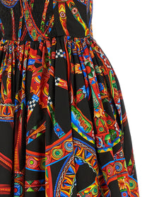Dolce &amp; Gabbana Carretto Dress Gold