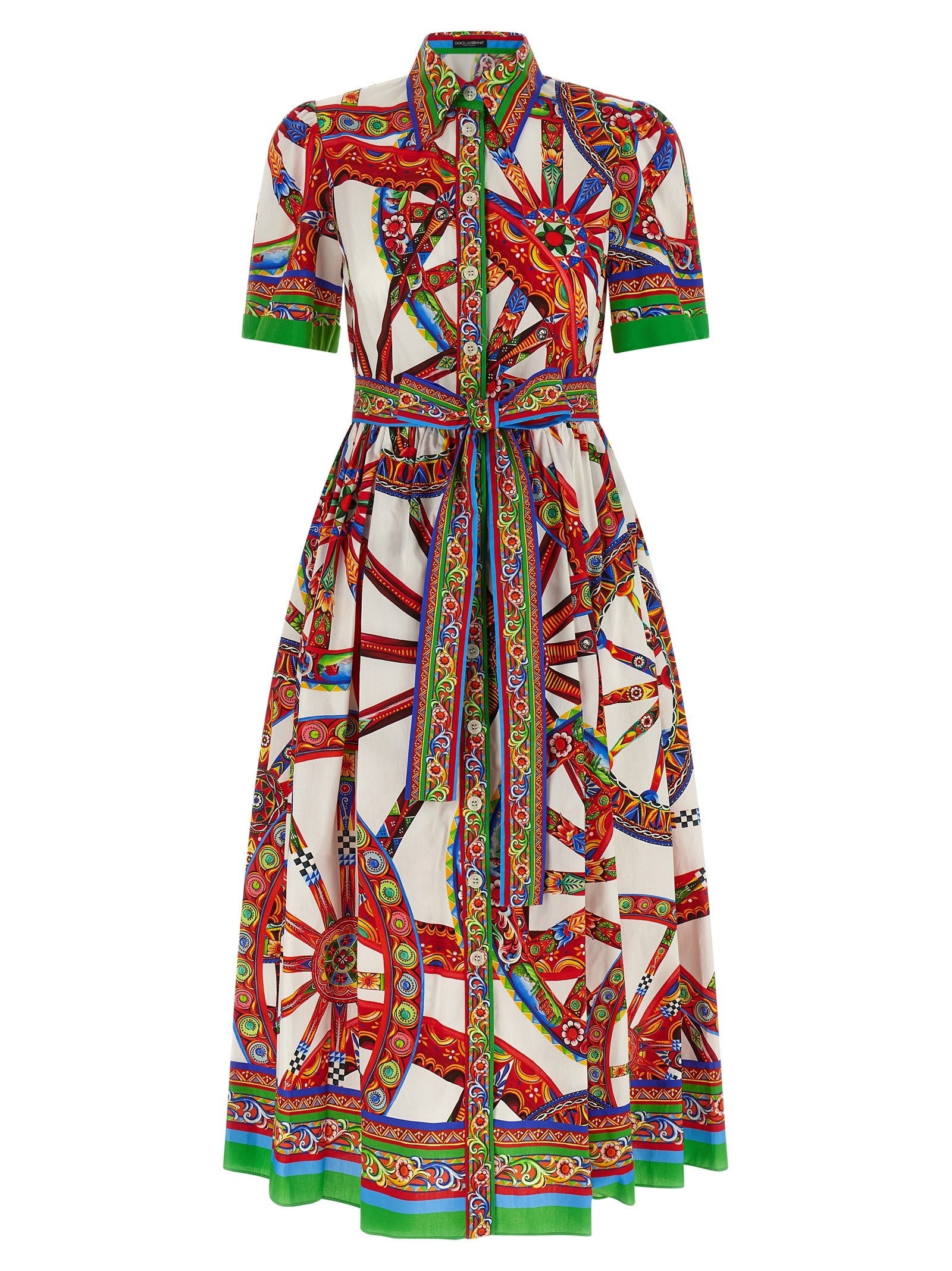 Dolce &amp; Gabbana Carretto Dress Gold