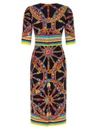 Dolce &amp; Gabbana Carretto Dress Gold