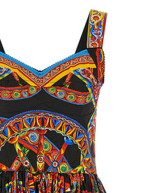 Dolce &amp; Gabbana Carretto Dress Gold