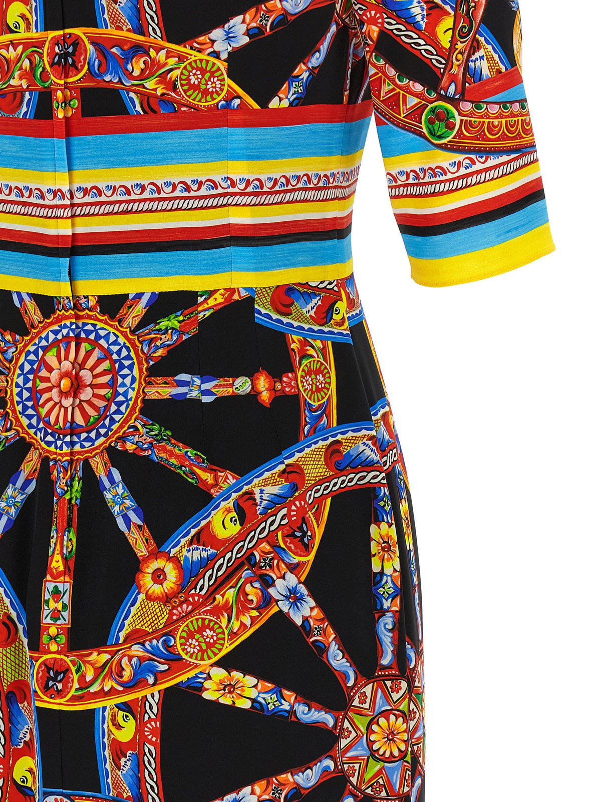 Dolce &amp; Gabbana Carretto Dress Gold