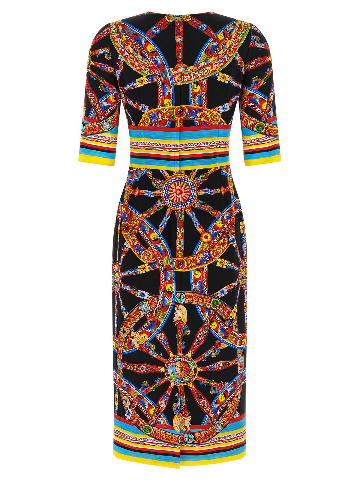 Dolce &amp; Gabbana Carretto Dress Gold