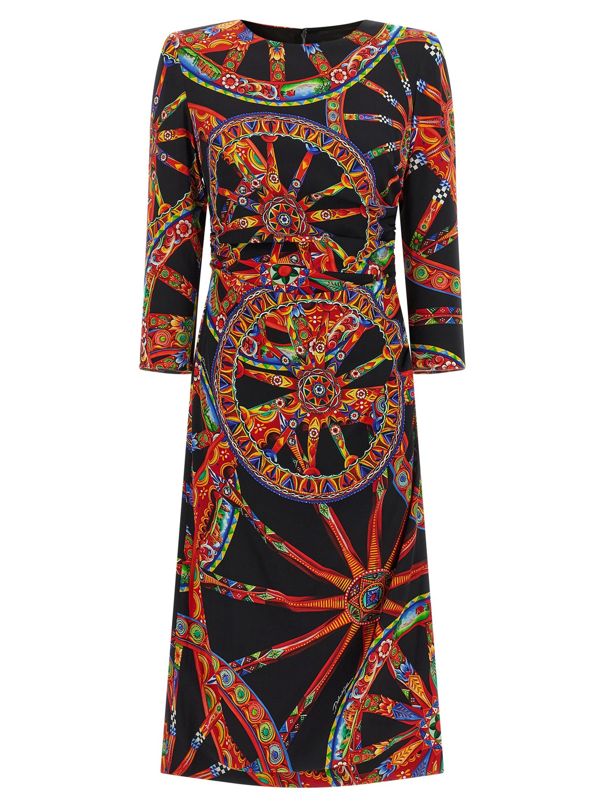 Dolce &amp; Gabbana Carretto Dress Gold