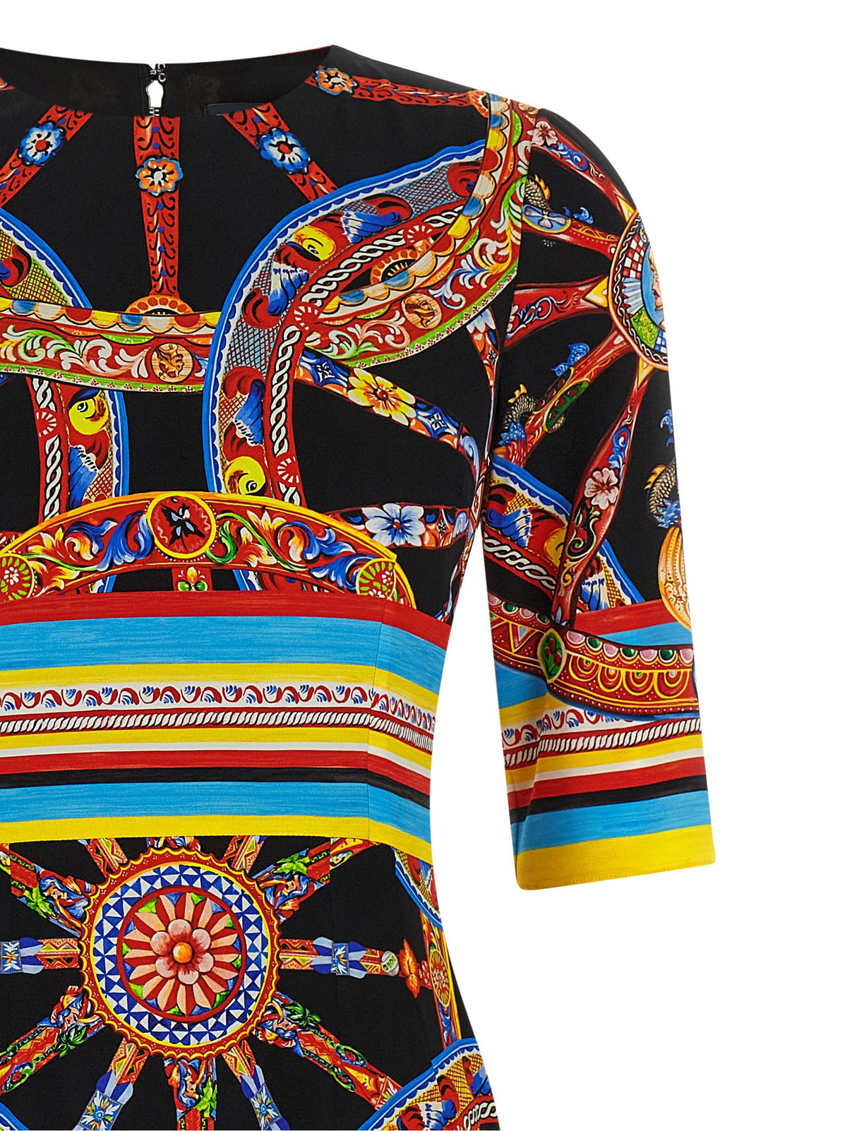 Dolce &amp; Gabbana Carretto Dress Gold