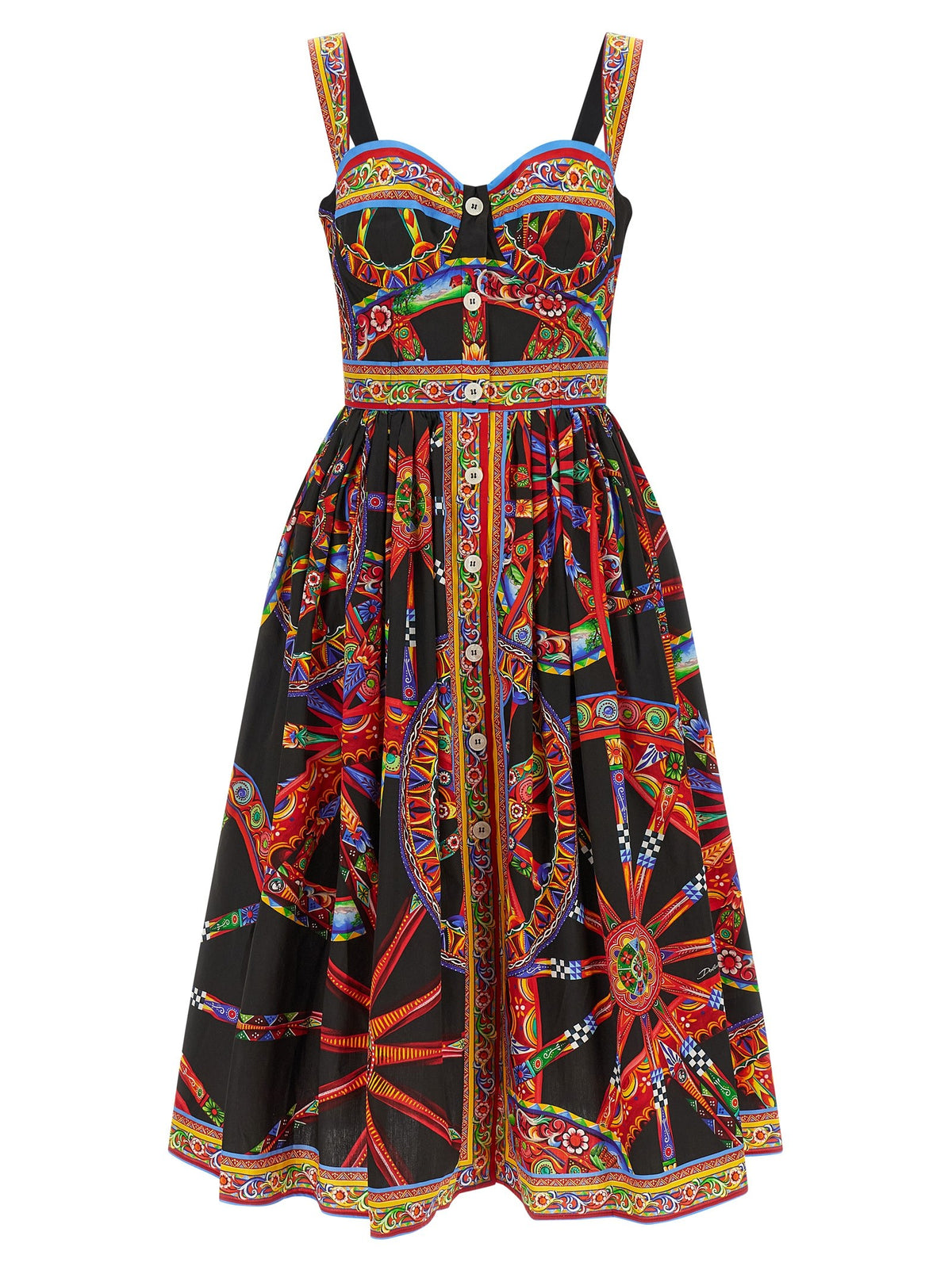 Dolce &amp; Gabbana Carretto Dress Gold