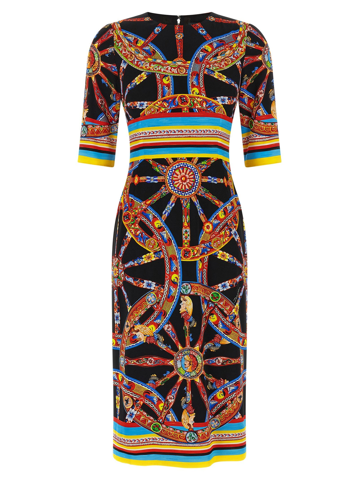Dolce &amp; Gabbana Carretto Dress Gold