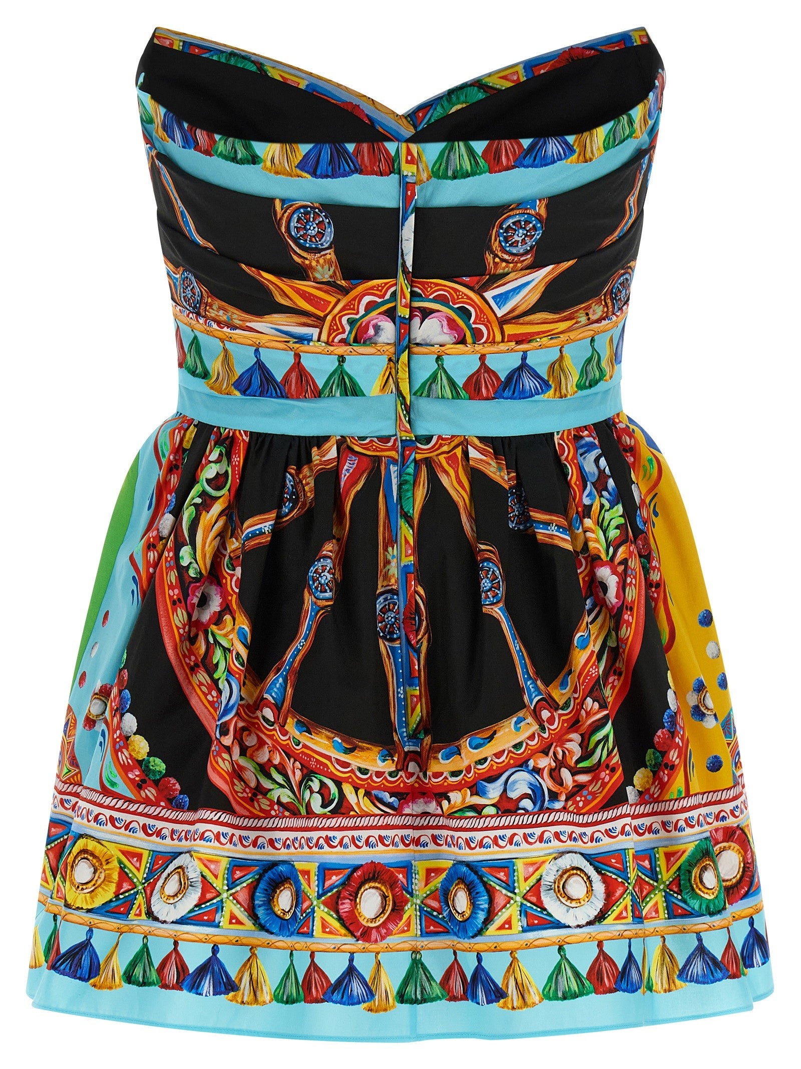 Dolce &amp; Gabbana Carretto Dress Gold