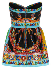 Dolce &amp; Gabbana Carretto Dress Gold