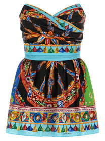 Dolce &amp; Gabbana Carretto Dress Gold