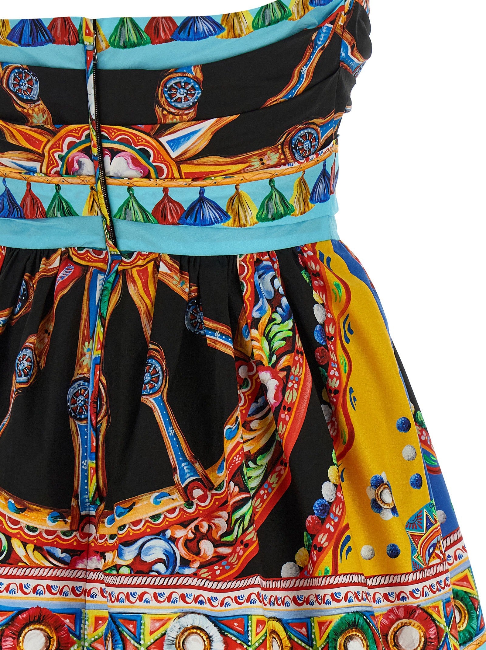 Dolce &amp; Gabbana Carretto Dress Gold