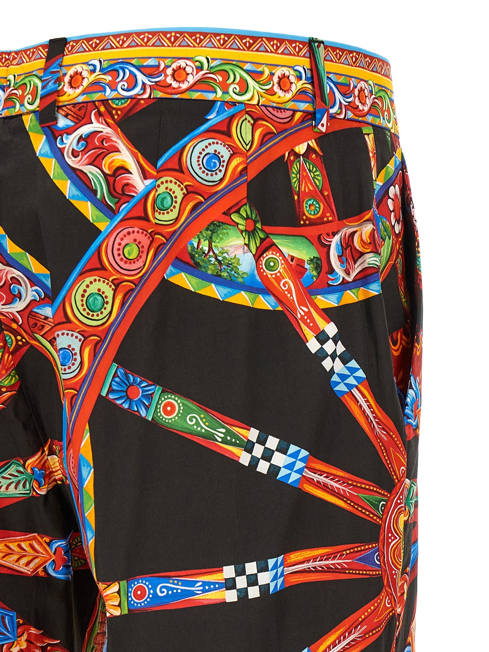 Dolce &amp; Gabbana Carretto Pants Gold