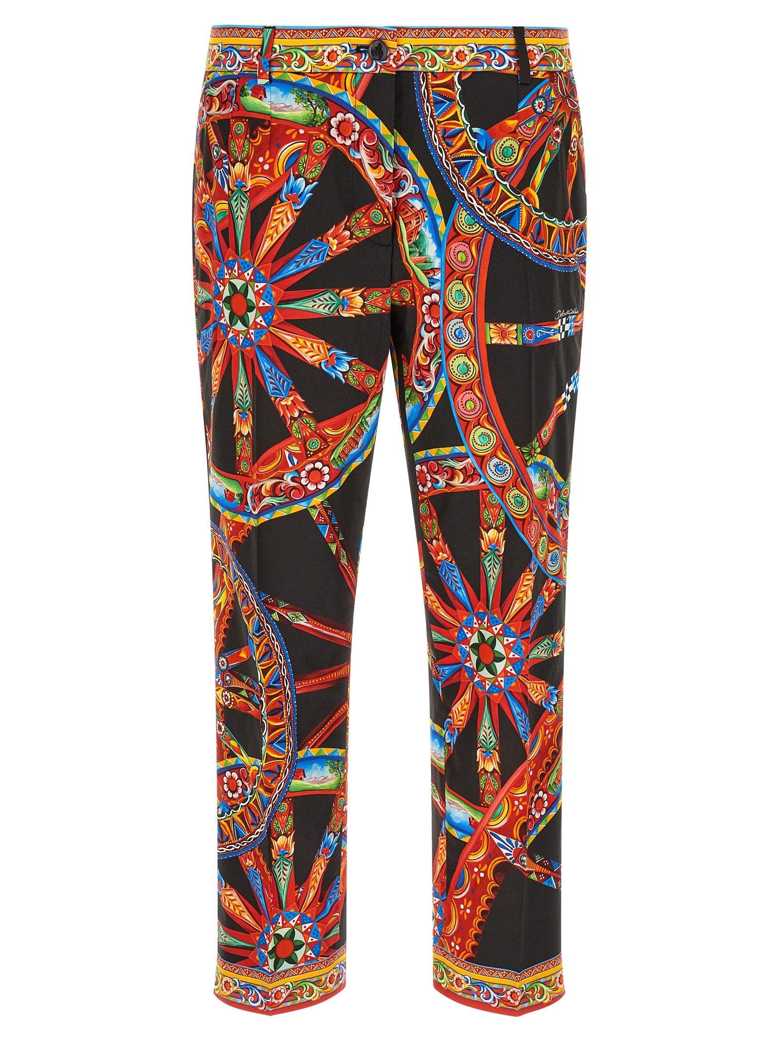 Dolce &amp; Gabbana Carretto Pants Gold