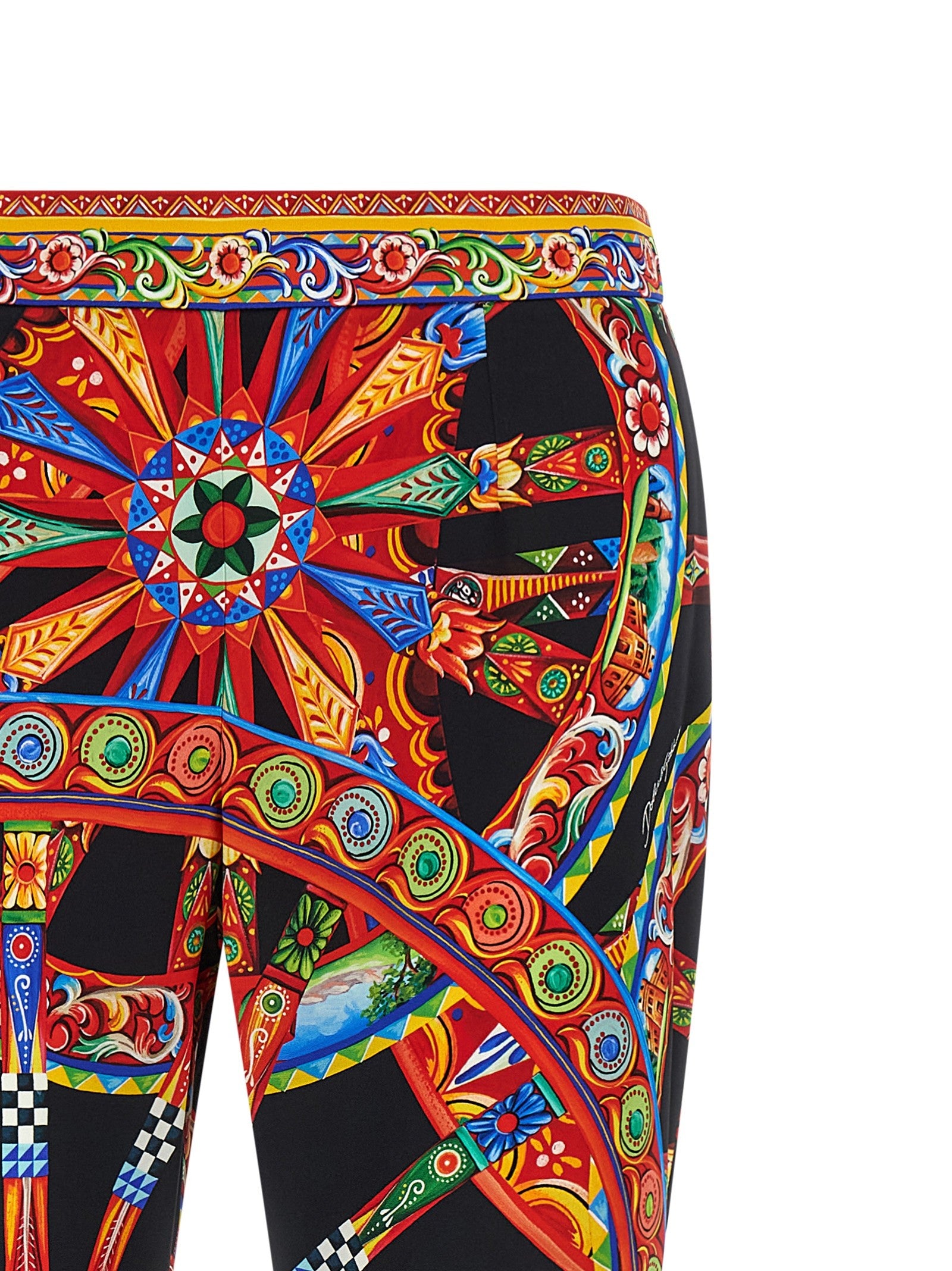 Dolce &amp; Gabbana Carretto Pants Gold