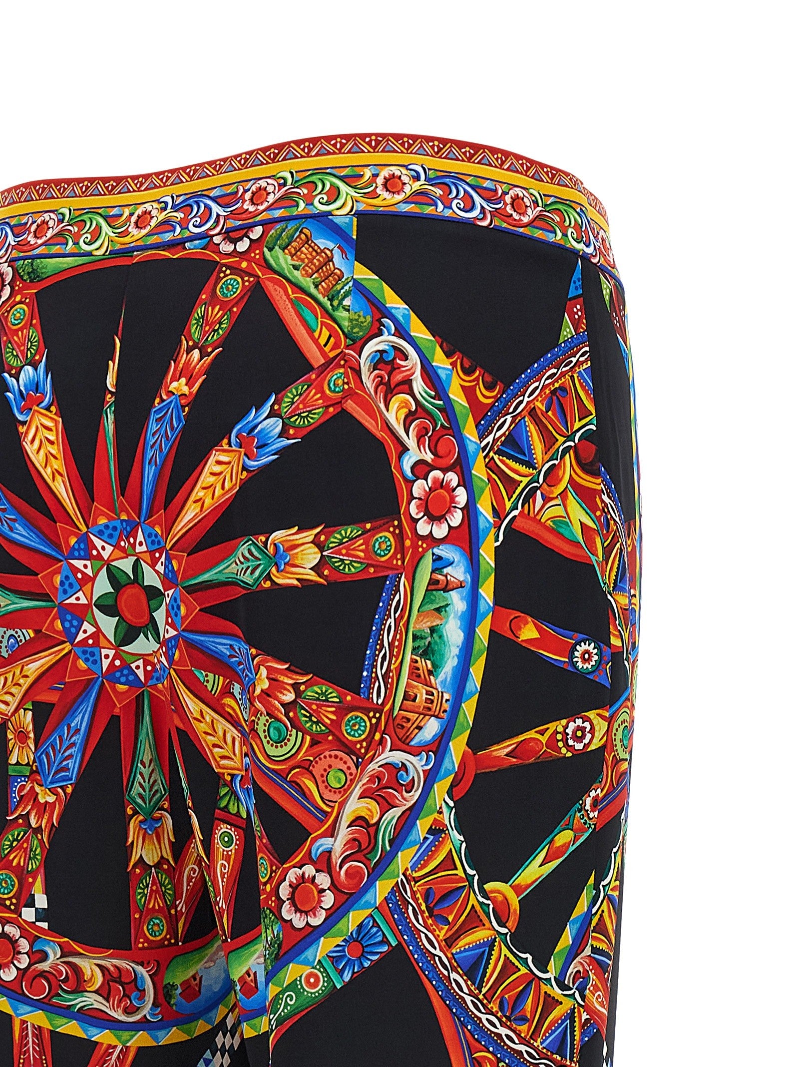 Dolce &amp; Gabbana Carretto Pants Gold