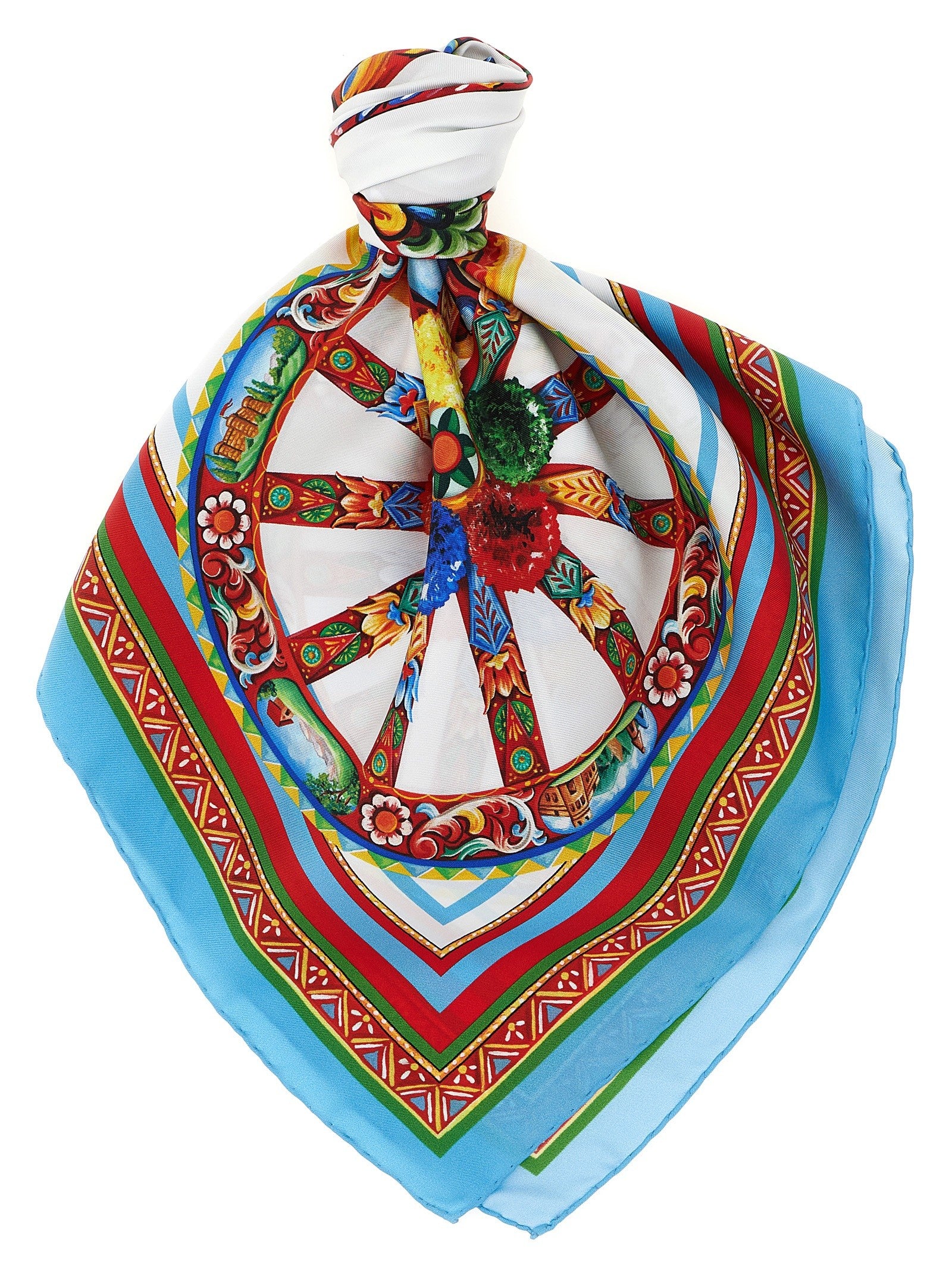 Dolce &amp; Gabbana Carretto Scarf Gold
