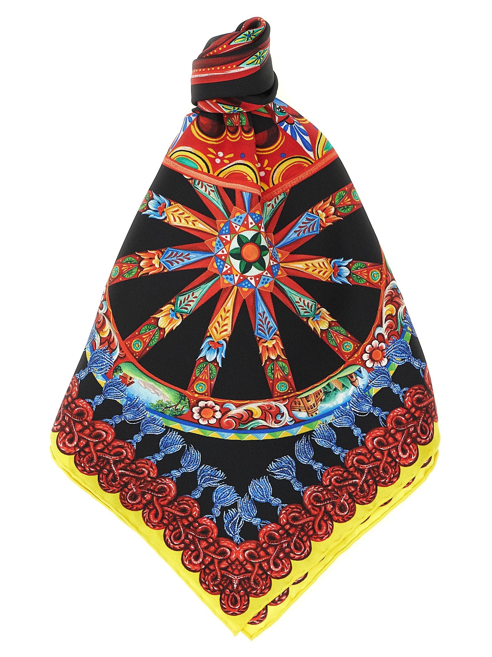Dolce &amp; Gabbana Carretto Scarf Gold