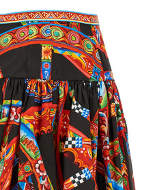 Dolce &amp; Gabbana Carretto Skirt Gold