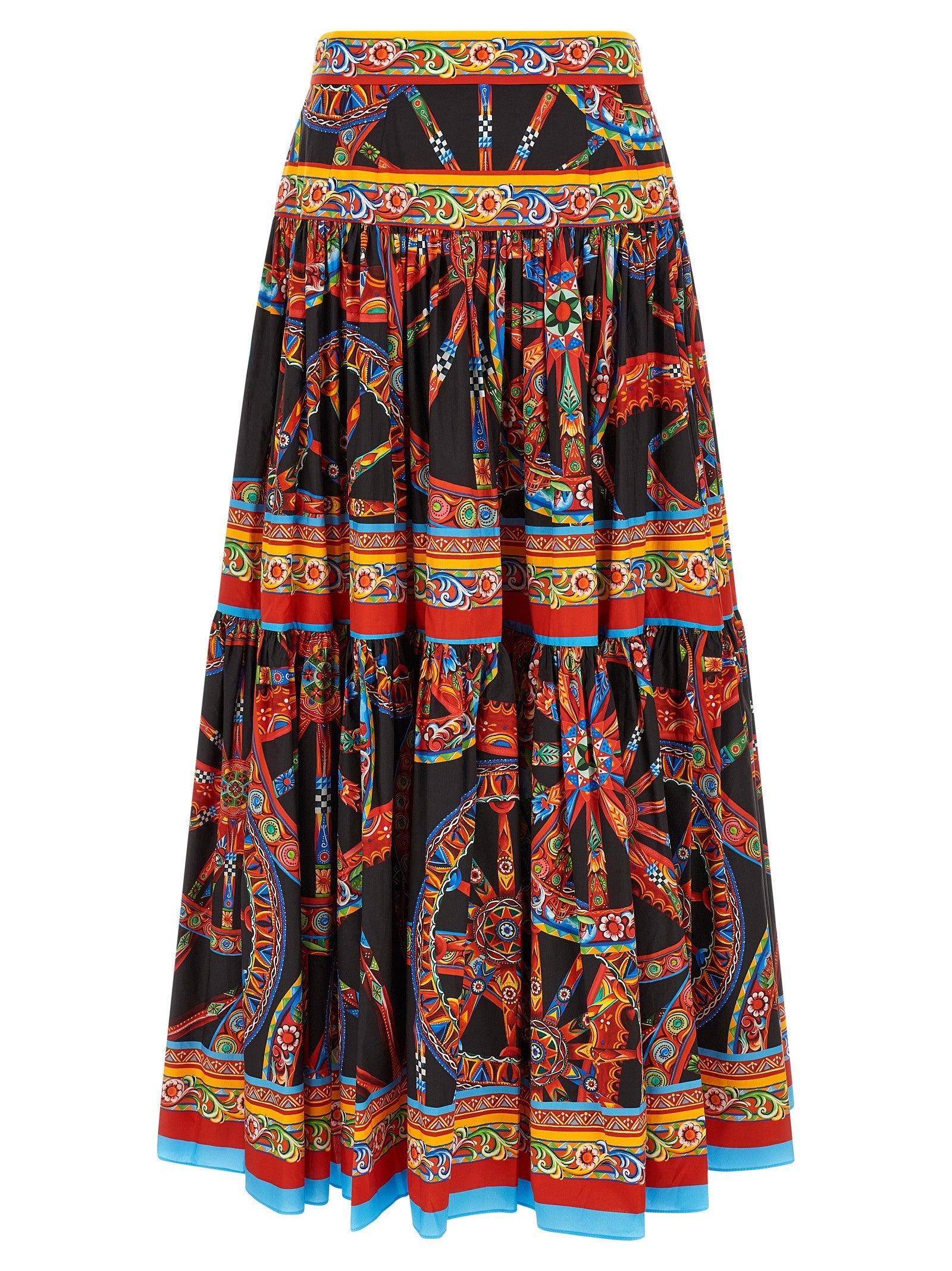 Dolce &amp; Gabbana Carretto Skirt Gold