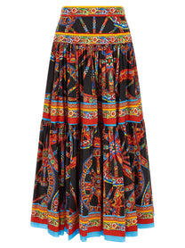 Dolce &amp; Gabbana Carretto Skirt Gold