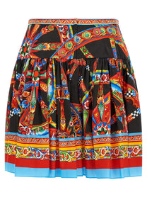 Dolce &amp; Gabbana Carretto Skirt Gold