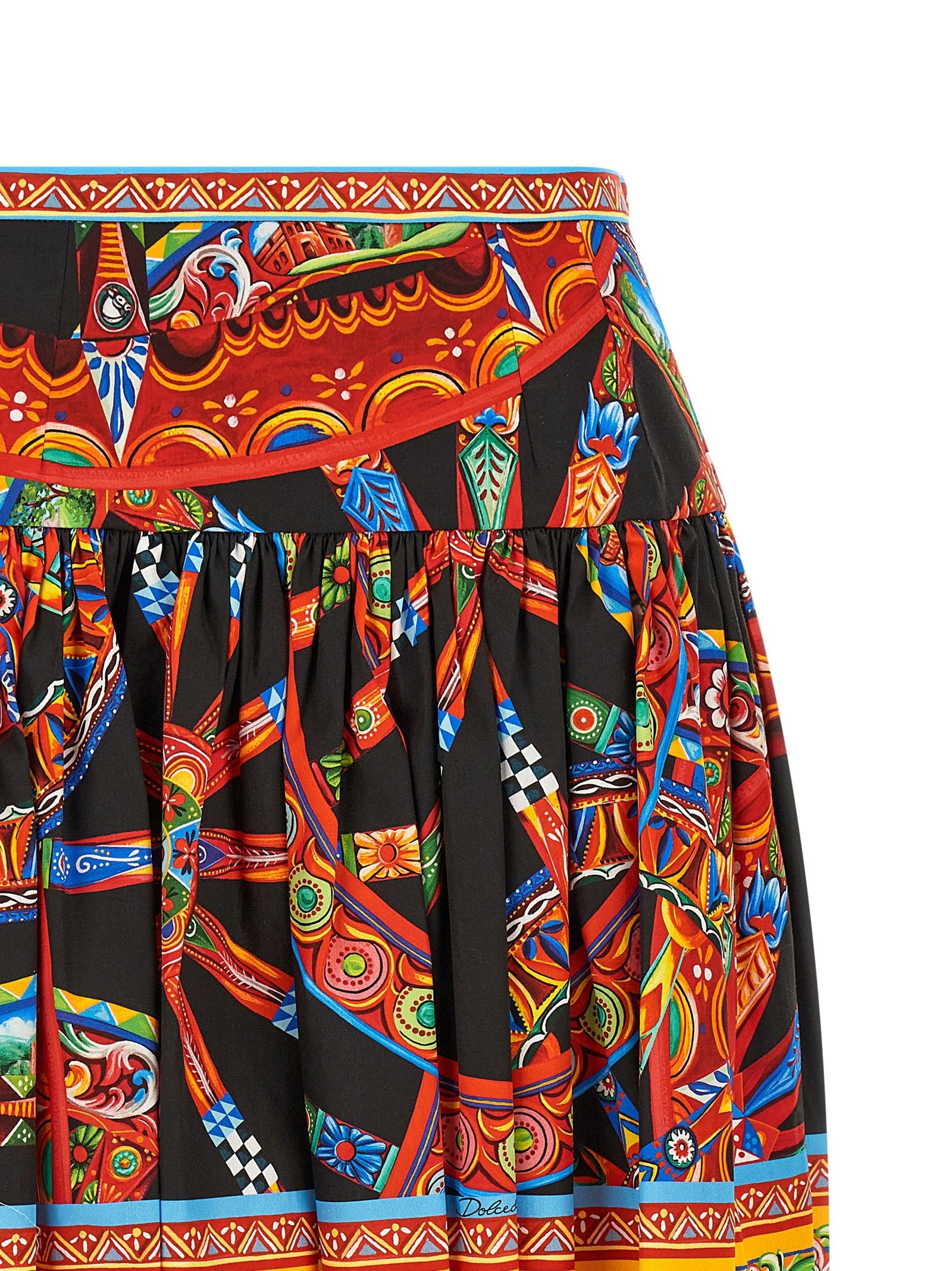 Dolce &amp; Gabbana Carretto Skirt Gold