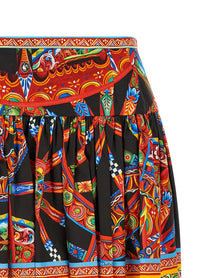 Dolce &amp; Gabbana Carretto Skirt Gold